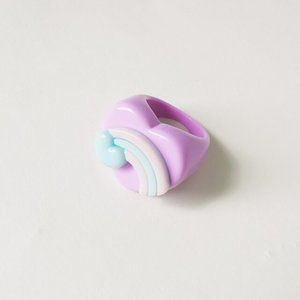 Acrylic ring "Rainbow of love"💙🌈